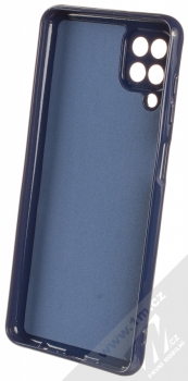 1Mcz Jelly TPU ochranný kryt pro Samsung Galaxy A12, Galaxy M12 tmavě modrá (navy blue) zepředu