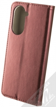 1Mcz Magnetic Book flipové pouzdro pro Huawei Nova 10 tmavě červená (dark red) zezadu