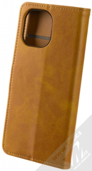 1Mcz Marten Book flipové pouzdro pro Xiaomi Mi 11 okrově hnědá (ochre brown) zezadu