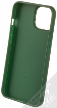 1Mcz Matt TPU ochranný silikonový kryt pro Apple iPhone 14 tmavě zelená (forest green) zepředu