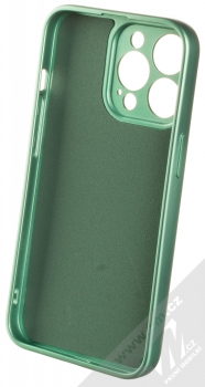 1Mcz Metallic TPU ochranný kryt pro Apple iPhone 13 Pro zelená (green) zepředu