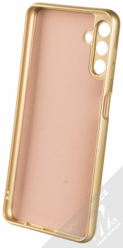 1Mcz Metallic TPU ochranný kryt pro Samsung Galaxy A13 5G zlatá (gold) zepředu