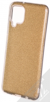 1Mcz Shining TPU třpytivý ochranný kryt pro Samsung Galaxy A12, Galaxy M12 zlatá (gold)