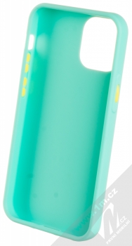 1Mcz Solid TPU ochranný kryt pro Apple iPhone 12 mini mátově zelená (mint green) zepředu