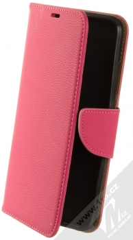 1Mcz Stranding Book flipové pouzdro pro Xiaomi Redmi 8A sytě růžová (hot pink)