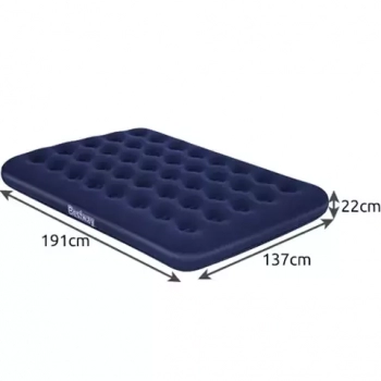 Bestway Air Bed Klasik 67002 Nafukovací matrace 191 x 137 x 22 cm tmavě modrá (dark blue)