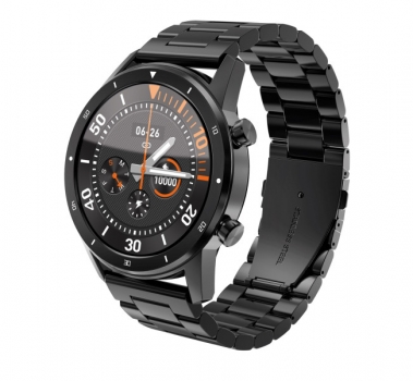 Aligator Watch Band PRO X pásek z leštěného kovu na zápěstí 22mm (bez osiček) černá (black) použití