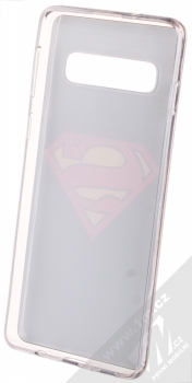 DC Comics Superman 002 TPU ochranný silikonový kryt s motivem pro Samsung Galaxy S10 černá (black) zepředu