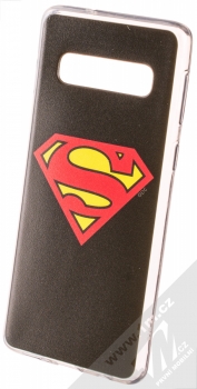 DC Comics Superman 002 TPU ochranný silikonový kryt s motivem pro Samsung Galaxy S10 černá (black)