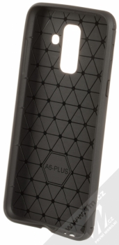 Forcell Carbon ochranný kryt pro Samsung Galaxy A6 Plus (2018) černá (black) zepředu