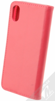 Forcell Magnet Book flipové pouzdro pro Apple iPhone X sytě růžová (hot pink) zezadu