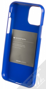 Goospery Jelly Case TPU ochranný silikonový kryt pro Apple iPhone 11 Pro tmavě modrá (dark blue) zepředu