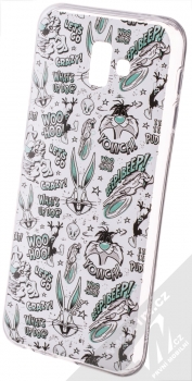 Warner Bros Looney Tunes 004 TPU ochranný silikonový kryt s motivem pro Samsung Galaxy J6 Plus (2018) bílá (white)