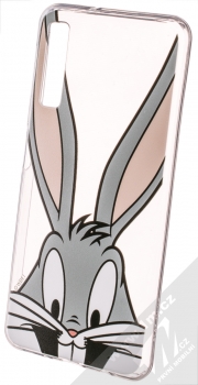 Warner Bros Looney Tunes Bugs Bunny 001 TPU ochranný silikonový kryt s motivem pro Samsung Galaxy A7 (2018) průhledná (transparent)