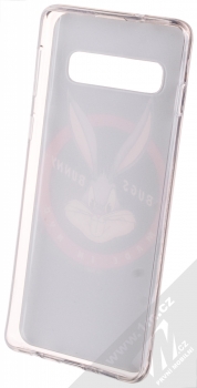 Warner Bros Looney Tunes Bugs Bunny 006 TPU ochranný silikonový kryt s motivem pro Samsung Galaxy S10 černá (black) zepředu