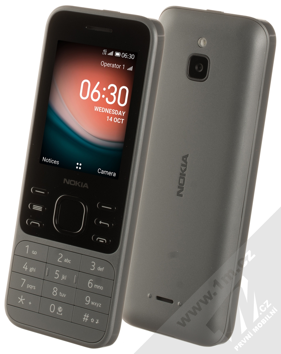 Nokia 6300 4G Dual SIM šedá (charcoal) | 1M.cz