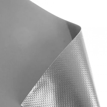 1Mcz Plotová páska, stínící textilie na oplocení 19cm x 35m 630g/m2 včetně 25ks spon šedá (gray)