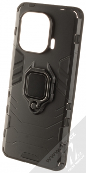 1Mcz Armor Ring odolný ochranný kryt s držákem na prst pro Xiaomi Mi 11 Pro černá (black)