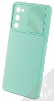 1Mcz CamShield Soft ochranný kryt pro Samsung Galaxy S20 FE, Galaxy S20 FE 5G mátově zelená (mint green) otevřené