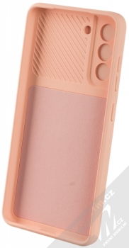 1Mcz CamShield Soft ochranný kryt pro Samsung Galaxy S21 FE lososově růžová (salmon pink) zepředu