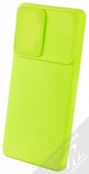 1Mcz CamShield Soft ochranný kryt pro Xiaomi Redmi Note 10 Pro, Redmi Note 10 Pro Max limetkově zelená (lime green)