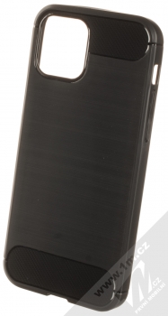 1Mcz Carbon TPU ochranný kryt pro Apple iPhone 12 Pro černá (black)