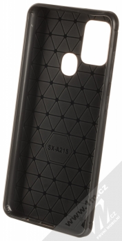 1Mcz Carbon TPU ochranný kryt pro Samsung Galaxy A21s černá (black) zepředu