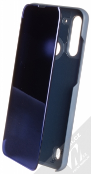 1Mcz Clear View flipové pouzdro pro Moto G8 Power Lite modrá (blue)