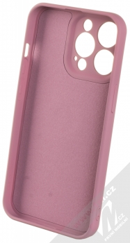 1Mcz Grip Ring Skinny ochranný kryt s držákem na prst pro Apple iPhone 13 Pro purpurová (purple) zepředu