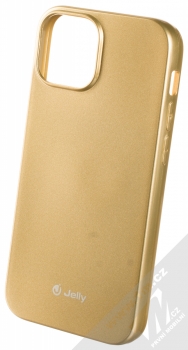 1Mcz Jelly TPU ochranný kryt pro Apple iPhone 13 mini zlatá (gold)