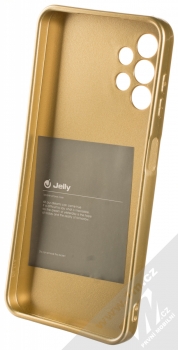 1Mcz Jelly TPU ochranný kryt pro Samsung Galaxy A13 4G zlatá (gold) zepředu