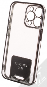 1Mcz Lux Kickstand ochranný kryt pro Apple iPhone 13 Pro černá (black) zepředu