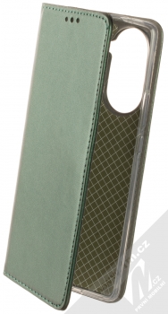 1Mcz Magnetic Book flipové pouzdro pro Huawei Nova 10 tmavě zelená (dark green)