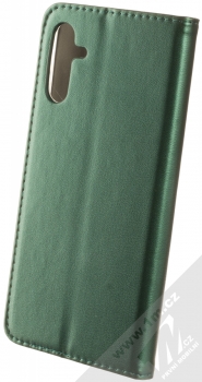 1Mcz Magnetic Book flipové pouzdro pro Samsung Galaxy A13 5G tmavě zelená (dark green) zezadu