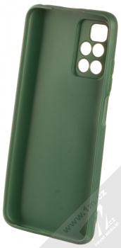 1Mcz Matt Skinny TPU ochranný silikonový kryt pro Xiaomi Redmi 10 tmavě zelená (forest green) zepředu