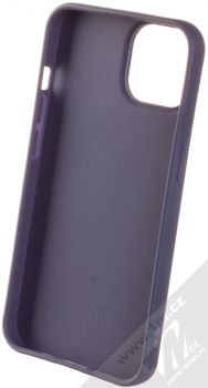 1Mcz Matt TPU ochranný silikonový kryt pro Apple iPhone 14 tmavě modrá (dark blue) zepředu