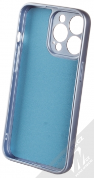 1Mcz Metallic TPU ochranný kryt pro Apple iPhone 13 Pro modrá (blue) zepředu