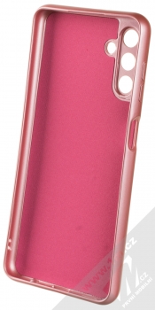 1Mcz Metallic TPU ochranný kryt pro Samsung Galaxy A13 5G růžová (pink) zepředu