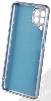 1Mcz Metallic TPU ochranný kryt pro Samsung Galaxy A22 modrá (blue) zepředu