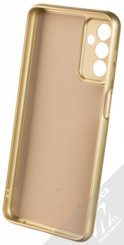 1Mcz Metallic TPU ochranný kryt pro Samsung Galaxy M23 5G zlatá (gold) zepředu