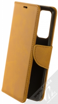 1Mcz Porter Book flipové pouzdro pro Huawei P40 okrově hnědá (ochre brown)