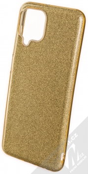 1Mcz Shining TPU třpytivý ochranný kryt pro Samsung Galaxy A22, Galaxy M22, Galaxy M32 zlatá (gold)