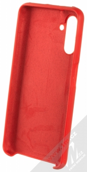 1Mcz Silicone ochranný kryt pro Samsung Galaxy A13 5G rumělkově červená (vermilion red) zepředu