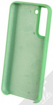 1Mcz Silicone ochranný kryt pro Samsung Galaxy S22 Plus 5G mátově zelená (mint green) zepředu