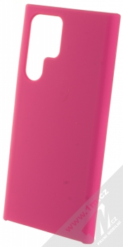 1Mcz Silicone ochranný kryt pro Samsung Galaxy S22 Ultra 5G fuchsiově růžová (fuchsia)