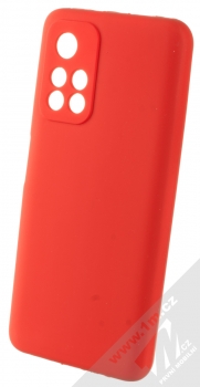 1Mcz Silicone ochranný kryt pro Xiaomi Redmi Note 11 5G (China version), Redmi Note 11S 5G, Redmi Note 11T 5G, Poco M4 Pro 5G rumělkově červená (vermilion red)