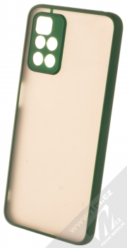 1Mcz Solid Bumper ochranný kryt pro Xiaomi Redmi 10, Redmi Note 11 4G tmavě zelená (dark green)