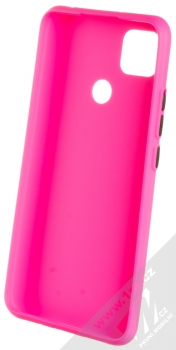 1Mcz Solid TPU ochranný kryt pro Xiaomi Redmi 9C sytě růžová (hot pink) zepředu