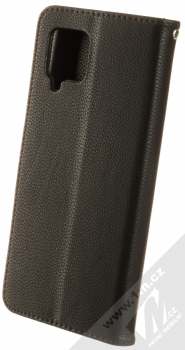 1Mcz Stranding Book flipové pouzdro pro Samsung Galaxy A42 5G černá (black) zezadu