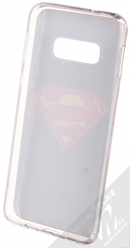 DC Comics Superman 002 TPU ochranný silikonový kryt s motivem pro Samsung Galaxy S10e černá (black) zepředu